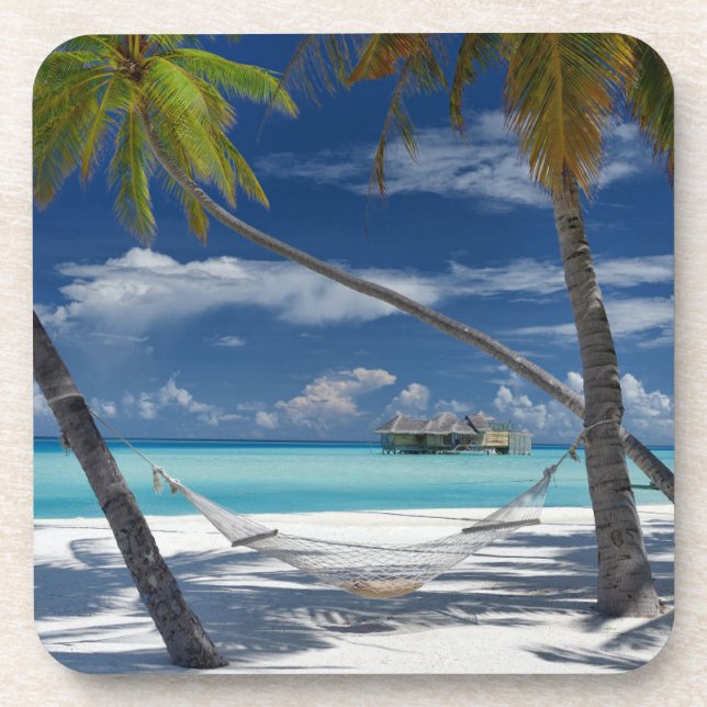 Tropical Beaches | Sandy Beach, Maldives Coaster (Front)
