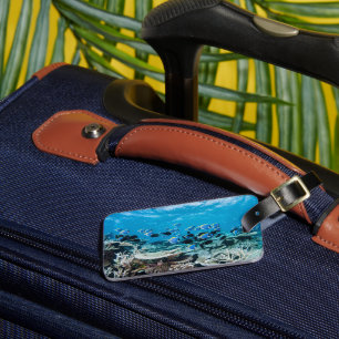 Tropical Beaches Sturgeon Amongst Coral Luggage Tag