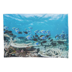 Tropical Beaches   Sturgeon Amongst Coral Pillowcase