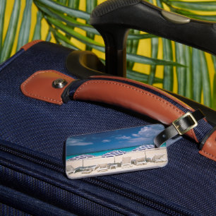 Tropical Beaches Tropical Beach Anguilla Luggage Tag