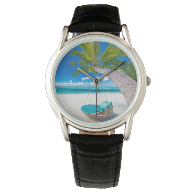 Tropical Beaches | Tropical Landscape Beach Swing Watch (Front)
