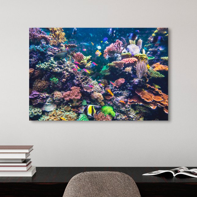 Tropical Beaches | Underwater Coral Reef Canvas Print (Creator Uploaded)