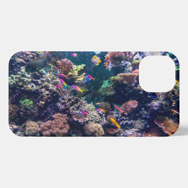 Tropical Beaches | Underwater Coral Reef iPhone Case (Back Horizontal)