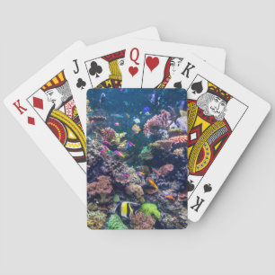 Tropical Beaches   Underwater Coral Reef Playing Cards