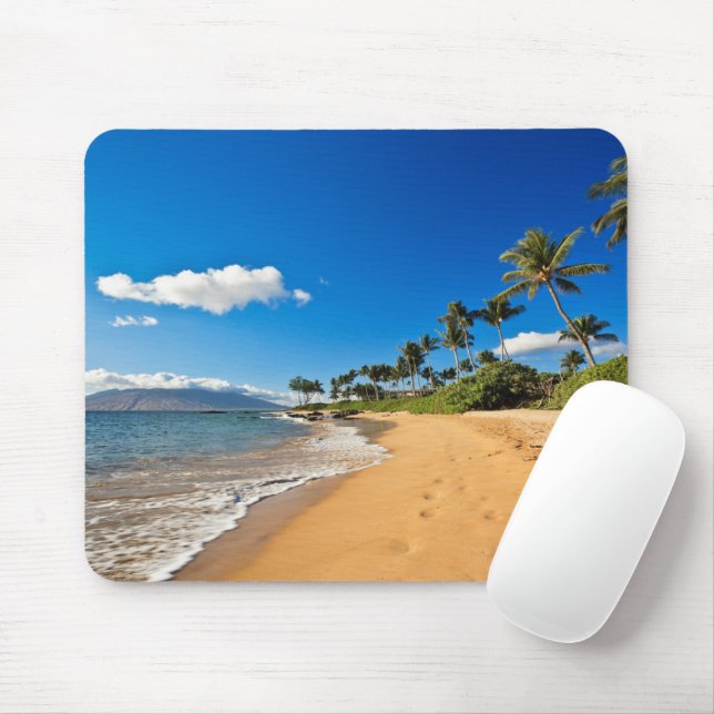 Tropical Beaches | Wailea, Maui, Hawaii Mouse Pad (With Mouse)