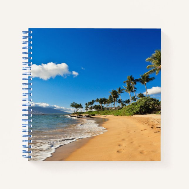Tropical Beaches | Wailea, Maui, Hawaii Notebook (Front)