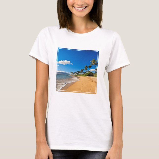 Tropical Beaches | Wailea, Maui, Hawaii T-Shirt (Front)