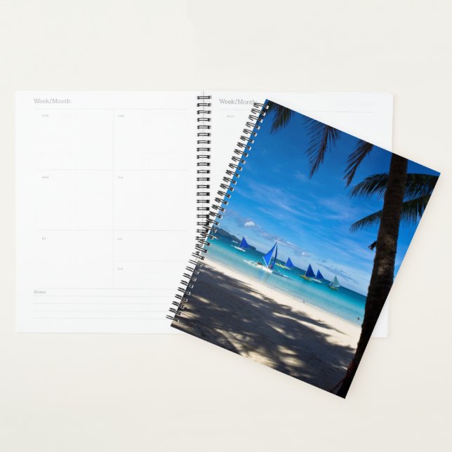 Tropical Beaches | White Beach Boracay Philippines Planner (Display)