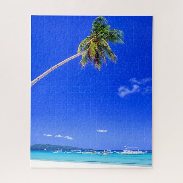 Tropical Beaches | White Beach, Phillipines Jigsaw Puzzle (Vertical)