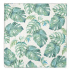 Tropical Bedroom Decor Monstera Palm Leaves