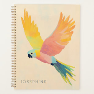 Tropical Bird Colourful Painting Personalised Year Planner