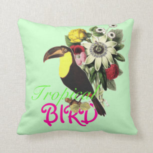 Tropical Bird Cushion
