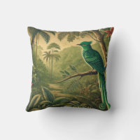 Tropical Bird in Lush Green Jungle