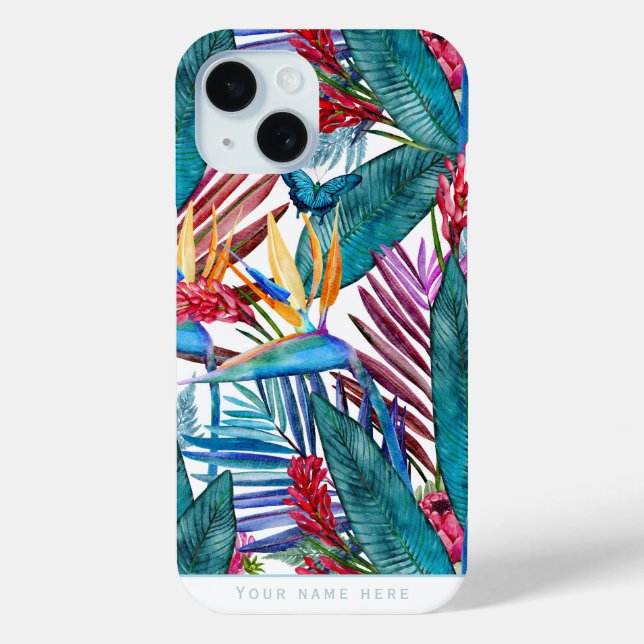 Tropical Bird Of Paradise Case-Mate iPhone Case (Back)