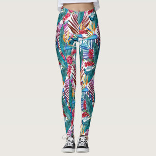 Tropical Bird Of Paradise  Leggings
