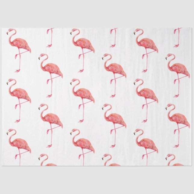 Tropical Bird Series : Flamingo Design 2 Tissue Paper (Front)