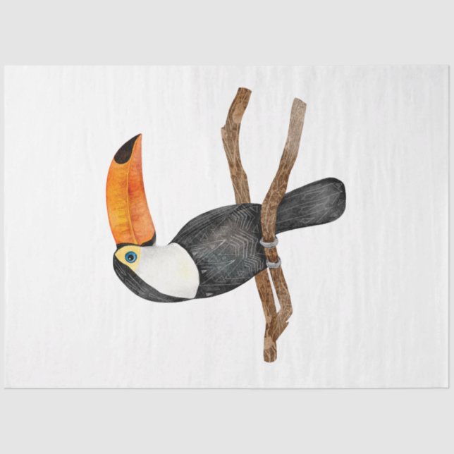 Tropical Bird Series : Toucan Tissue Paper (Front)