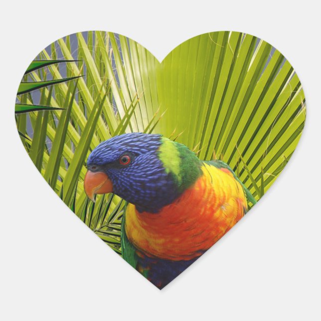 Tropical Bird Sticker (Front)