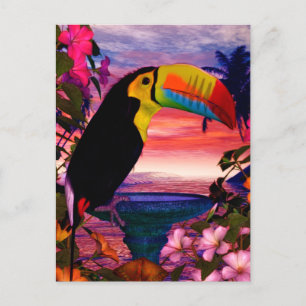 Tropical Birds 2 "Toucans"  Postcard