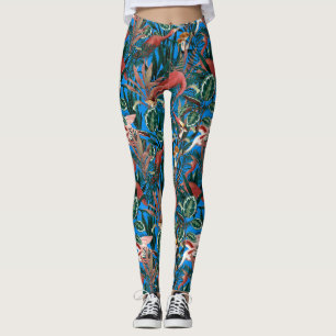 Tropical birds Leggings