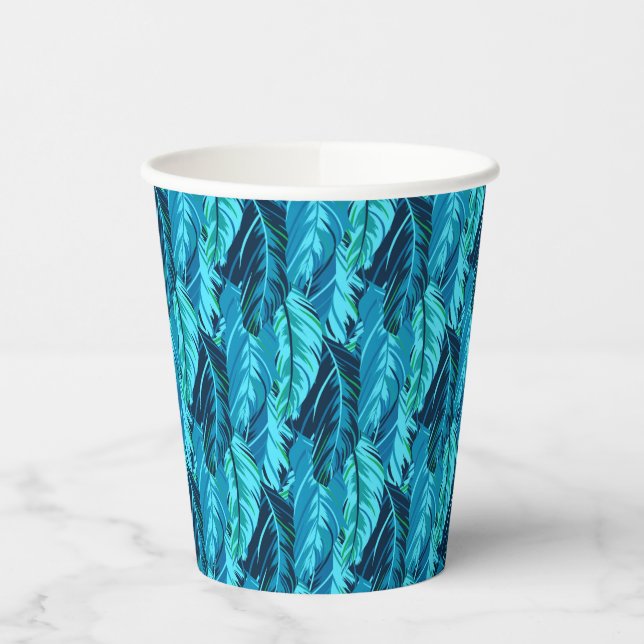 Tropical Birds Paper Cups (Left)