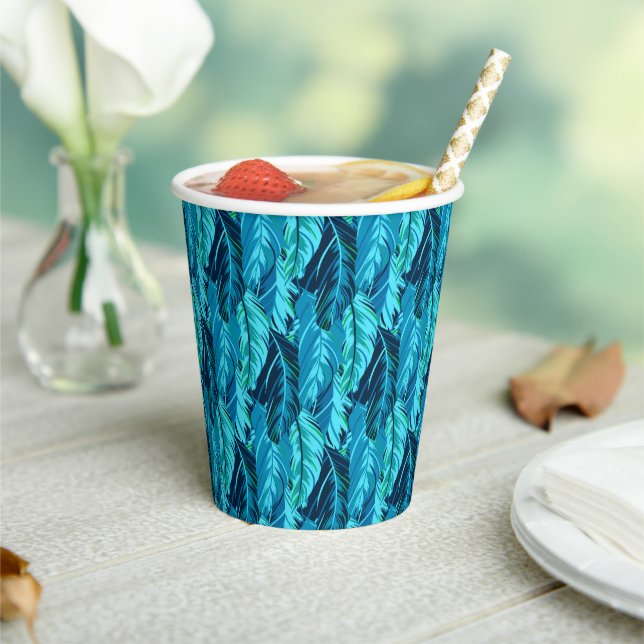 Tropical Birds Paper Cups (Insitu)
