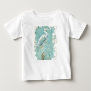 Tropical Birds   Still Egret Baby T-Shirt