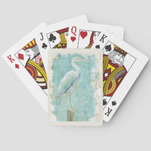 Tropical Birds   Still Egret Playing Cards