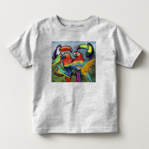 Tropical Birds Toddler T-Shirt