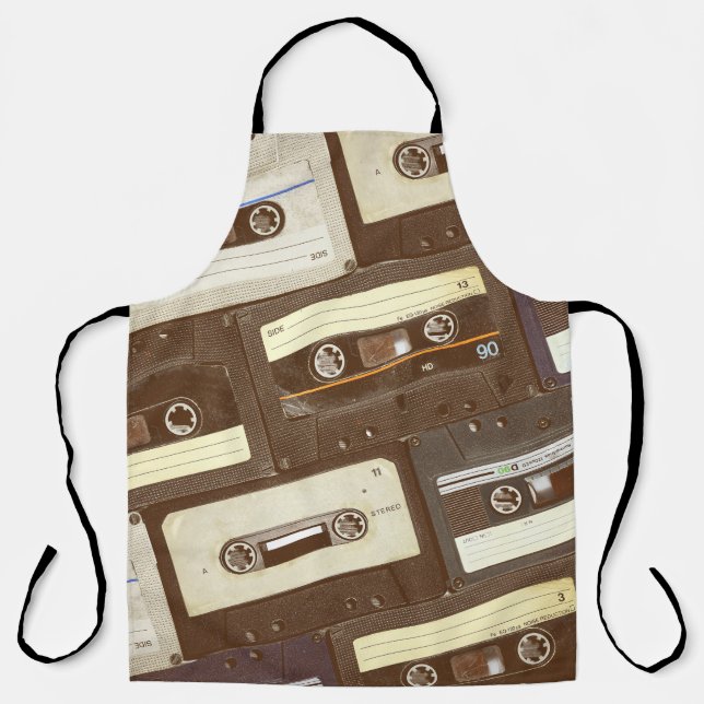 Tropical Birds: Toucans & Parrots Vintage Apron (Front)