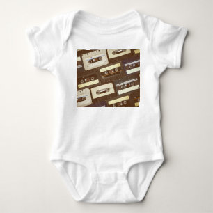Tropical Birds: Toucans & Parrots Vintage Baby Bodysuit