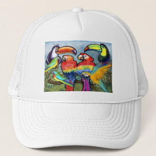 Tropical Birds Trucker Hat