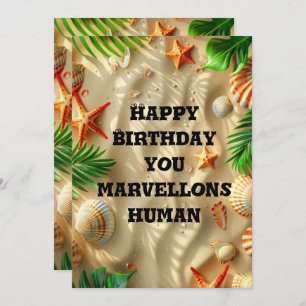 Tropical birthday card