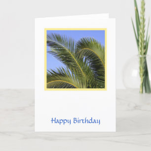 Tropical Birthday Card