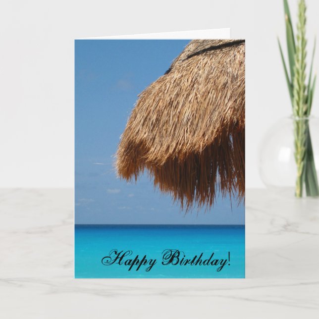 Tropical Birthday Card (Front)
