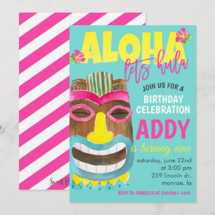 Tropical Birthday Party Invitation
