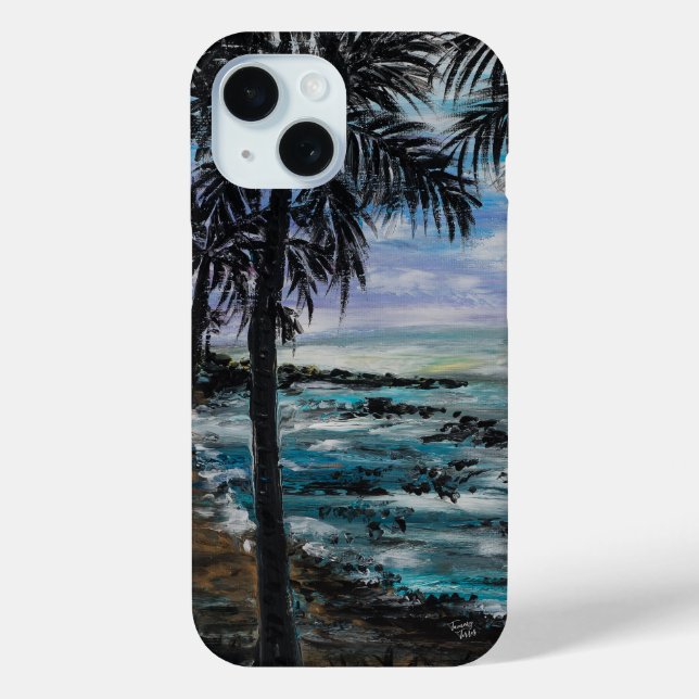 Tropical Bliss Phone Case (Back)
