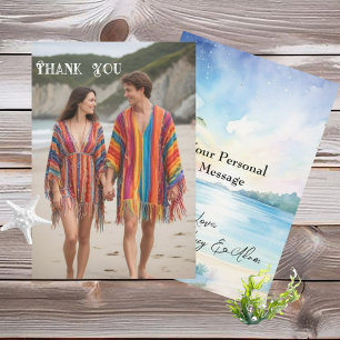 Tropical Bliss Wedding Thank You Cards