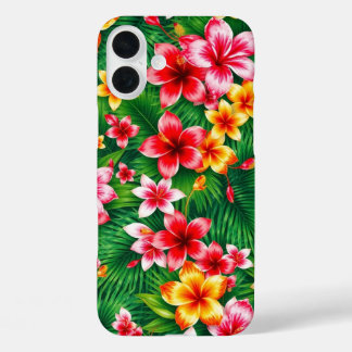 Tropical Bloom iPhone 16 Plus Case