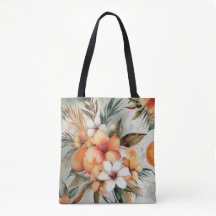 Tropical Bloom & Citrus Dream – Watercolour