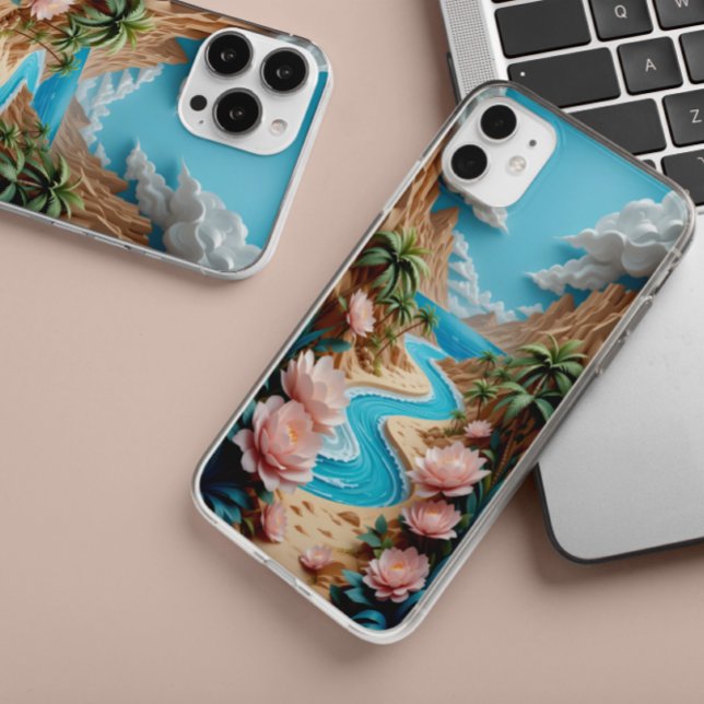 Tropical Bloom River iPhone / iPad case (Creator Uploaded)