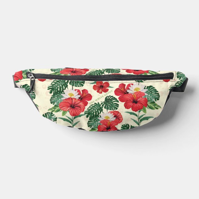 Tropical Blooms of The White Lotus Bum Bags (Lay Down)