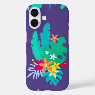 Tropical Blossom iPhone 16 Case