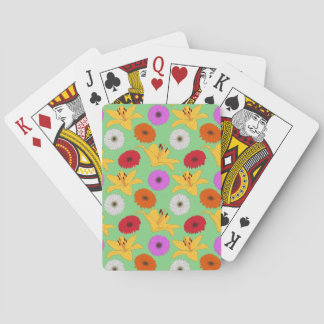 Tropical Blossom Playing Cards