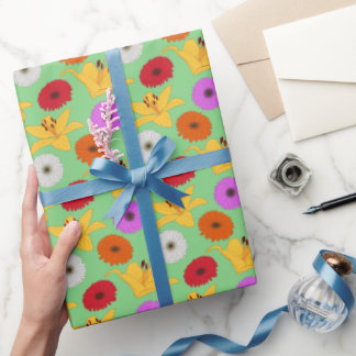 Tropical Blossom Wrapping Paper