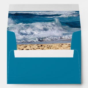 Tropical Blue Beach Envelope