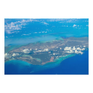 Tropical Blue Caribbean and Island Photo Print
