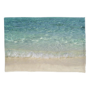 Tropical Blue Ocean Water Pillowcase