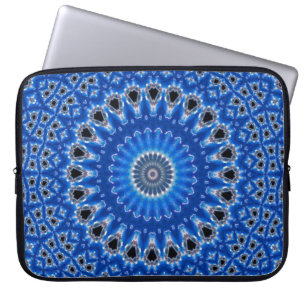 Tropical Blue Sapphire Island Boho Laptop Sleeve