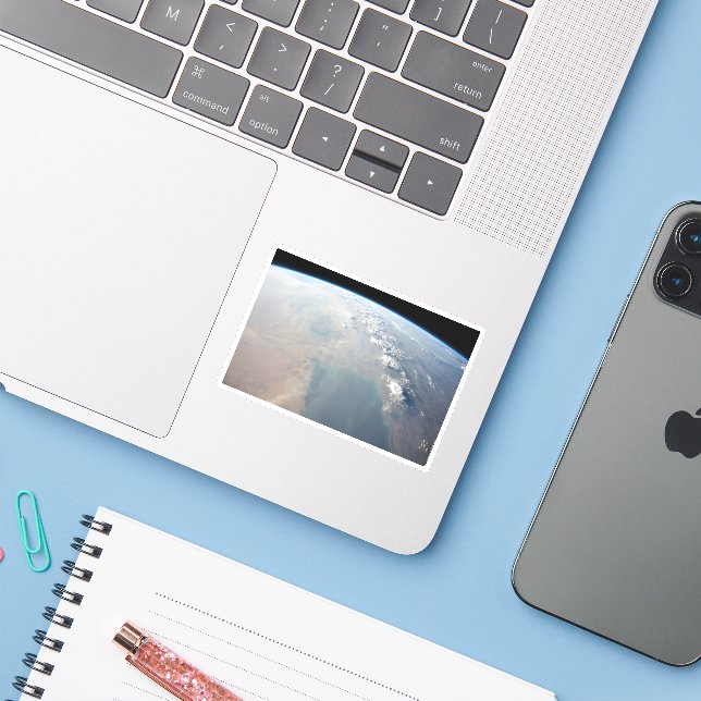 Tropical Blue Waters Of The Persian Gulf. 2 (Laptop w/ iPhone)